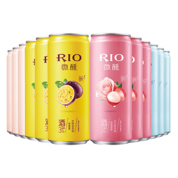 ģRIO Ԥ β  ΢ϵ 3 330ml*12ޣ4ֿζ