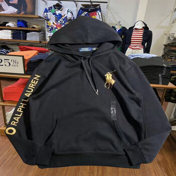 拉夫劳伦(ralph lauren) 拉夫劳伦男士金标大马卫衣连帽长袖秋冬打底