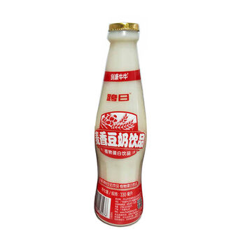 创康牛牛跨日豆奶饮品330ml 原味营养早餐植物蛋白饮料 麦香味 24瓶*