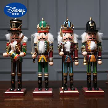 迪士尼(disney)胡桃夹子木偶士兵摆件儿童房间卧室酒柜装饰 老款30cm