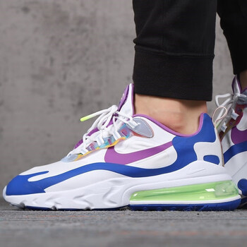 nike/耐克 air max 270 react easter 男子气垫缓震跑步鞋 cw0630-100