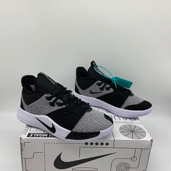 稚气喵保罗乔治3代全宇航员白金泼墨pg3黑白奥利奥母节男女篮球鞋 pg3