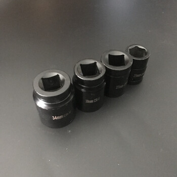 风炮套筒34中风炮重型套筒头气动电动扳手风动六角轮胎套筒174136mmm