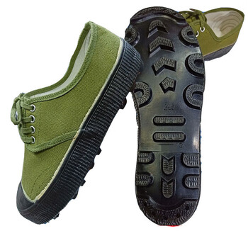 阿马福云解放鞋 解放鞋 民工 劳保鞋男防滑钉子底老式男女工地鞋 绿色