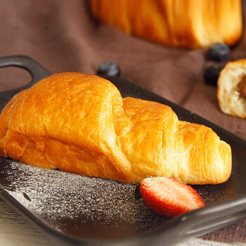 恬女神巧乐角面包巧克力夹芯牛角包起酥休闲早餐零食巧克力味450g