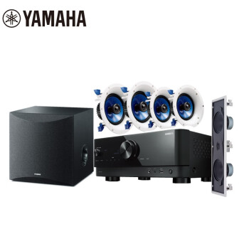 雅马哈（Yamaha）NS-IC800系列 吸顶音响 吸顶喇叭吊顶音箱 家用客厅5.1家庭影院 背景音乐音响 TSR-400功放