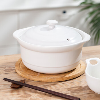 商用火锅家用燃气耐高温小沙锅陶瓷煲18升219cm电磁炉通用款23人使用