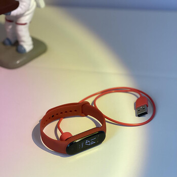 适用小米手环6充电器5磁吸6智能手环快充五六代腕带磁吸充电线usb充电