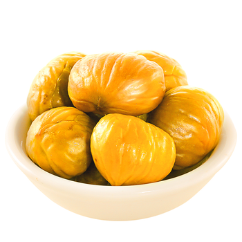 御食园板栗100gx4新鲜甘栗仁糖炒栗子仁坚果怀柔熟板栗仁100gx4袋