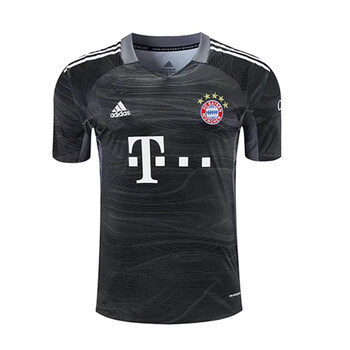 山头林村2122拜仁慕尼黑守门员球衣1号诺伊尔长袖黑色门将服球迷套装