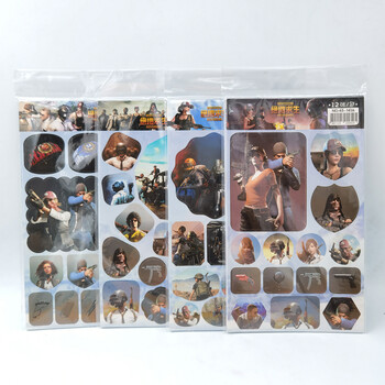 泰裕莱和平精英手账贴纸卡通吃鸡游戏周边98k吉利服人物图案精美贴画