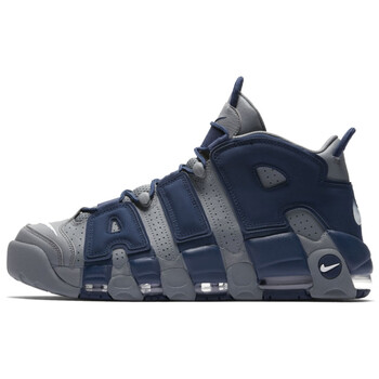 耐克nikeairmoreuptempocoolgreymidnightnavy中帮复古篮球鞋39
