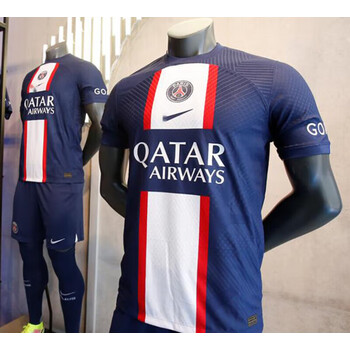 耀缇22-23新款巴黎圣日耳曼主场球衣 30号梅西姆巴佩球员版足球 球迷