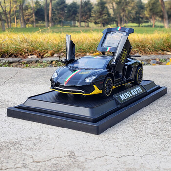 兰博基尼车模svj63合金跑车 1/32lp740小汽车模型开门玩具车仿真金属