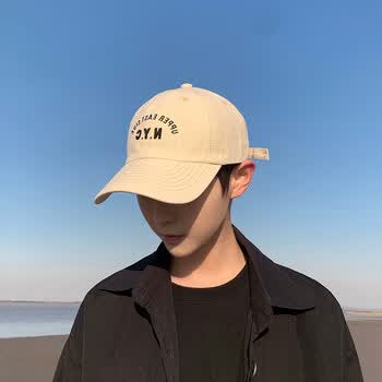 帽子男夏款鸭舌帽男生ins潮流棒球帽男士大头围男孩遮阳夏季防晒 nyc