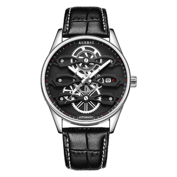 酷尔时顿(kuerst) 手表 潮流朋克风格腕表 夜光防水大日历男士手表