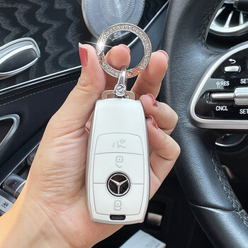 奔驰钥匙套c级e级glc300l/c260l/e300l/e260钥匙扣 【奔驰