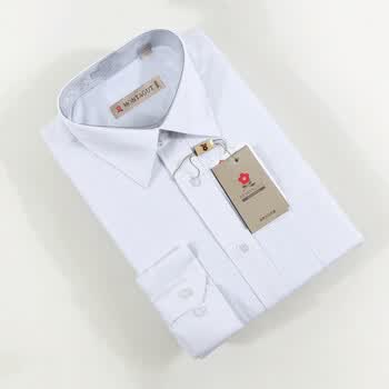 法国梦特娇(montagut)衬衫男士长袖加绒衬衫免烫型标准直筒上牌加厚