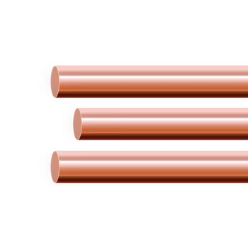 润宏工品 t2紫铜棒 红铜棒实心 铜棒 直径8mm(1m) 1根价