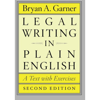 英文原版 法律写作简明英语 Legal Writing in Plain English