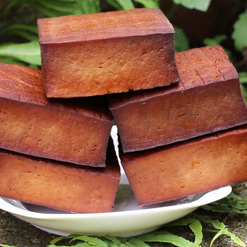 晨臻贵州农家柴火烟熏豆腐香干非武冈小吃纯豆腐块1块一袋 贵州烟熏