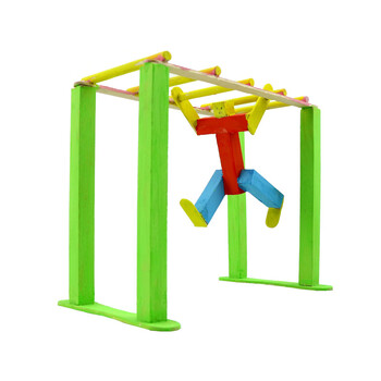 小巧手 攀爬天梯大儿童科技手工小制作科学实验创意玩具模型 攀爬天梯