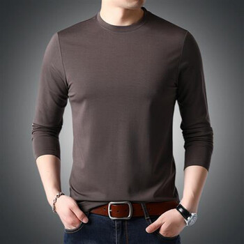 男士长袖t恤夏季冰丝薄款长袖t恤男薄款夏装t恤男长袖冰丝夏季薄款