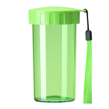 水杯 雅致塑料杯男女儿童杯子凉水杯310ml 310ml香瓜绿