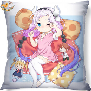 小林家的龙女仆抱枕康娜定制二次元动漫靠垫可爱午睡枕头周边礼物定制