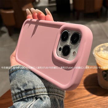 14手机壳iphone13promax防摔12液态硅胶11男 液态净色【粉色】 苹果14