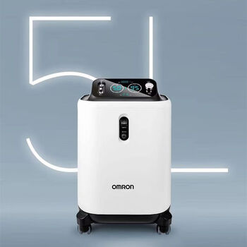 欧姆龙制氧机5升医吸氧机带雾化y55w家老人氧气机5l浓度90% 5升制氧机