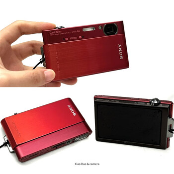 索尼dsct99cccd老相机ccd相机胶片儿童仿真照相机可触屏氛围红t900