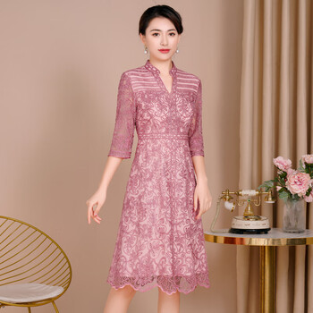 繁安结婚礼服妈妈装春夏款气质喜婆婆婚宴装年轻母高贵新款婚庆裙子