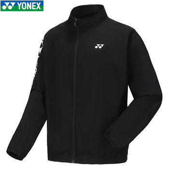 尤尼克斯新款yy羽毛球服秋冬外套运动衣服男女款男款150014bcr黑m