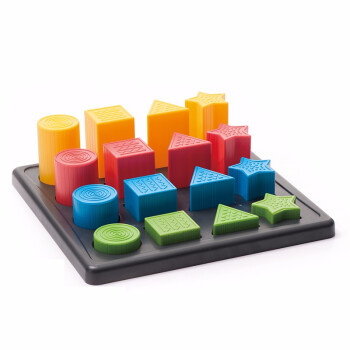 台湾原产Weplay积木幼儿园感统玩具高矮形状色彩加减认知形色逻辑方块积木