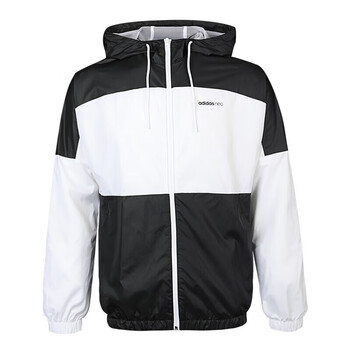阿迪达斯adidasneo男装运动服连帽工装休闲防风衣夹克外套gj8770gj