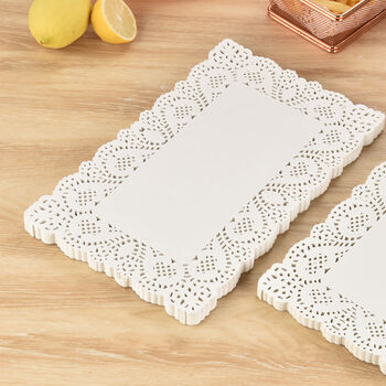 面包纸垫花边纸垫餐盘食物垫纸长方形椭圆形花底纸烧烤炸串小吃托盘吸