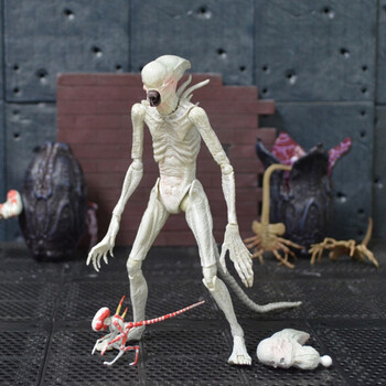 手办neca异形大战铁血战士avp契约异型alien模型可动玩具礼品人类异形
