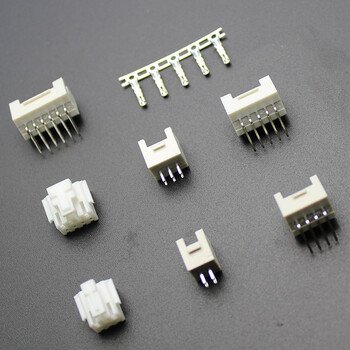 0间距 带锁双排接插件插pcb板 公座 母头 端子 1套 2*2p(共4p)