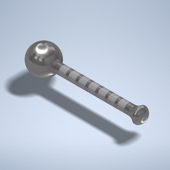 大七304不锈钢锤铃圆锤仿古装饰兵刃健身器材大锤实心可定制5kg圆锤1