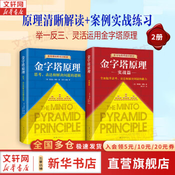 金字塔原理1+2 大全集 思考、表达和解决问题的逻辑+实用训练手册 麦肯锡经典培训教材