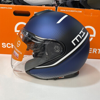 德国原装进口舒伯特schuberth 摩托车头盔m1双镜片半盔3/4盔pro 水星
