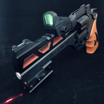 益尔乐科纳玩具正总才犀牛王侧开左轮软弹玩具砸响炮尼龙克发射六一