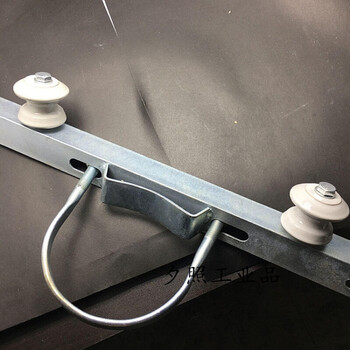 横担通电电线杆固定瓷瓶支架4-6孔二线四线电力瓷瓶1米抱箍 0.