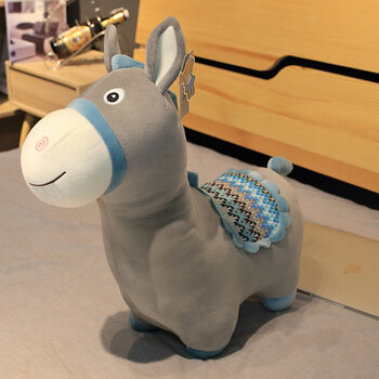 可爱驴子公仔小毛驴毛绒玩具睡觉抱枕大娃娃生日礼物女孩超萌玩偶生日