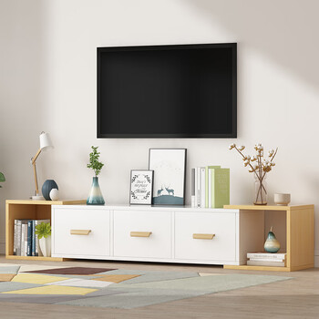 特匠 电视柜茶几组合简约北欧可伸缩客厅落地柜子 d807