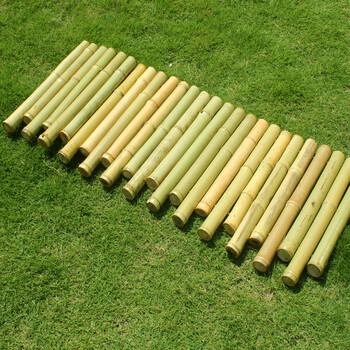 竹子围栏篱笆栅栏室内户外庭院花园装饰阳台小篱笆花坛菜园围栏 白色