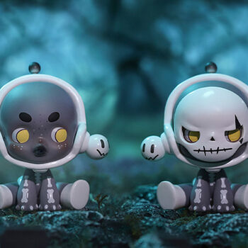 现货秒发密林古堡盲盒确认款sp1代官方骷髅确认款拆盒未拆袋