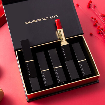 雀臣缇吻小金钻口红持久显色保湿滋润情人节礼物礼品礼盒装0102030405