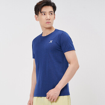 特步t恤男短袖宽松印花t百搭休闲上衣半袖运动t恤学生圆领t恤显瘦套头